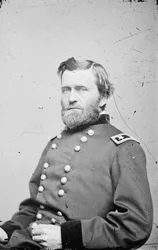 Gral. Ulysses S. Grant, oficial del Ejército Federal, 1862-4